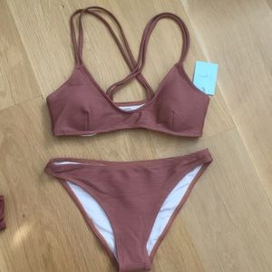Rose-blush bikini set